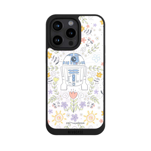 Apple iPhone 15 Pro Max NIVOpure R2D2 Blumen Muster