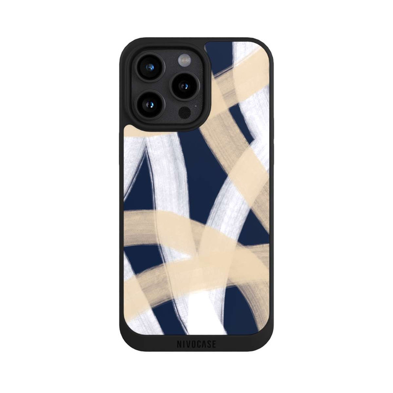 iPhone 15 Pro Max NIVOpure Laced Up Beije Blue