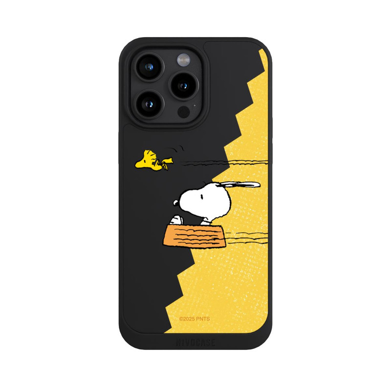 iPhone 15 Pro Max NIVOpure Peanuts-Snoopy und Woodstock Transparent