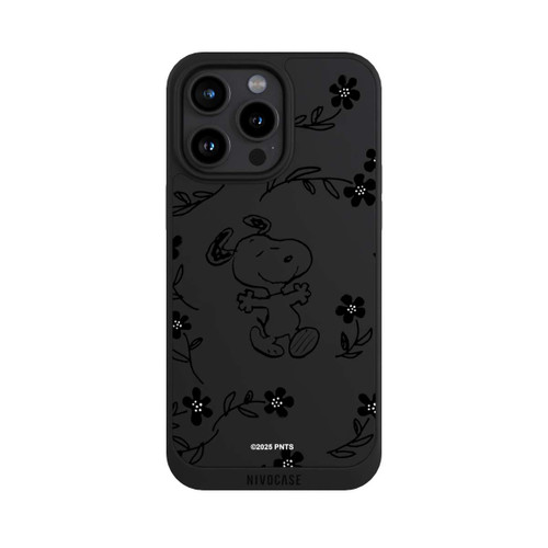 Apple iPhone 15 Pro Max NIVOpure Snoopy und Flowers Transparent