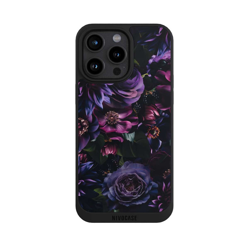 iPhone 15 Pro Max NIVOpure Dunkle Lila Blüten 