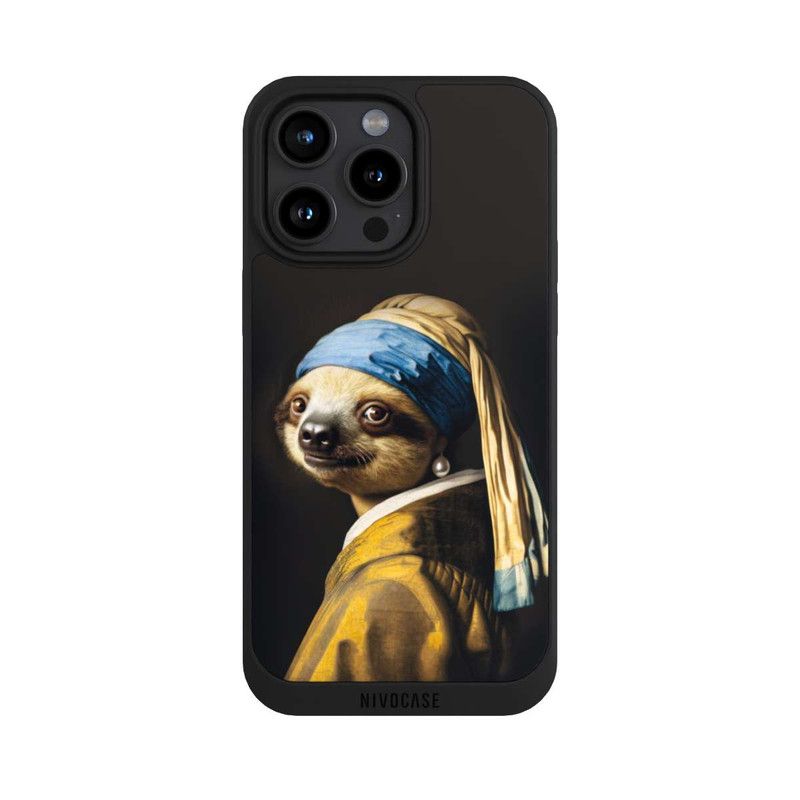 iPhone 15 Pro Max NIVOpure Faultier mit dem Perlenohrring