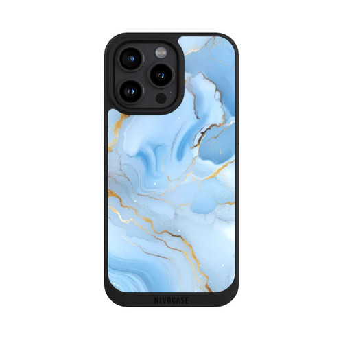 Apple iPhone 15 Pro Max NIVOpure Blauer Marmor