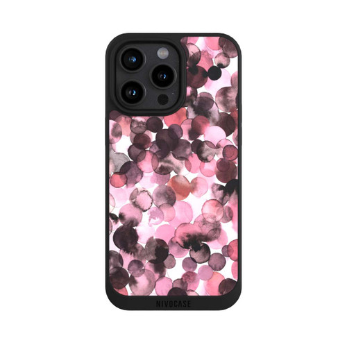 Apple iPhone 15 Pro Max NIVOpure Purple Dots Watercolor