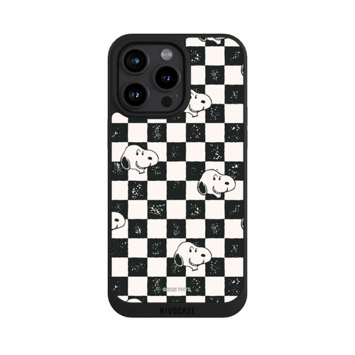 Apple iPhone 15 Pro Max NIVOpure Snoopy Heads Checked Pattern