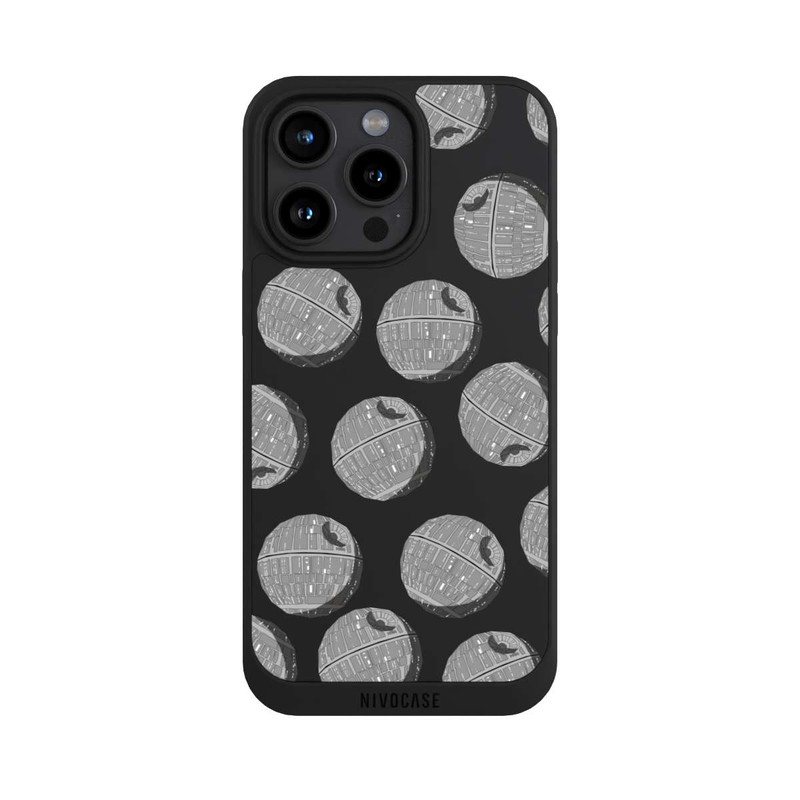 iPhone 15 Pro Max NIVOpure death-star-pattern-transparent