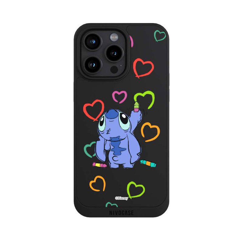 iPhone 15 Pro Max NIVOpure Stitch Draws a Heart Transparent