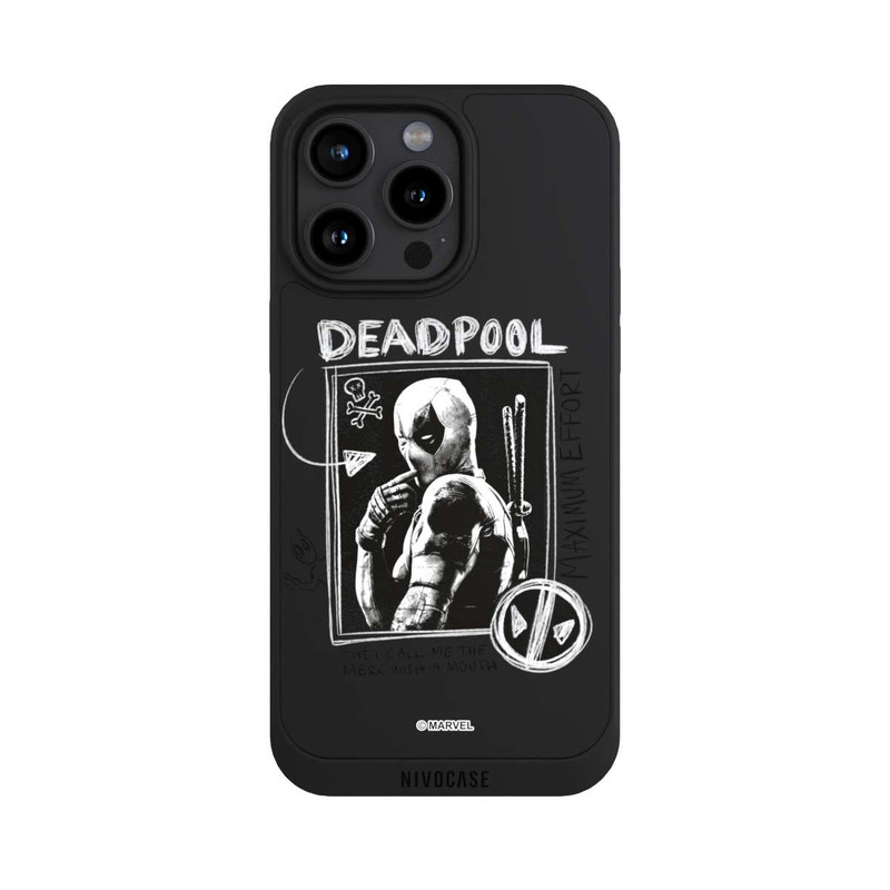 iPhone 15 Pro Max NIVOpure Deadpool Transparent