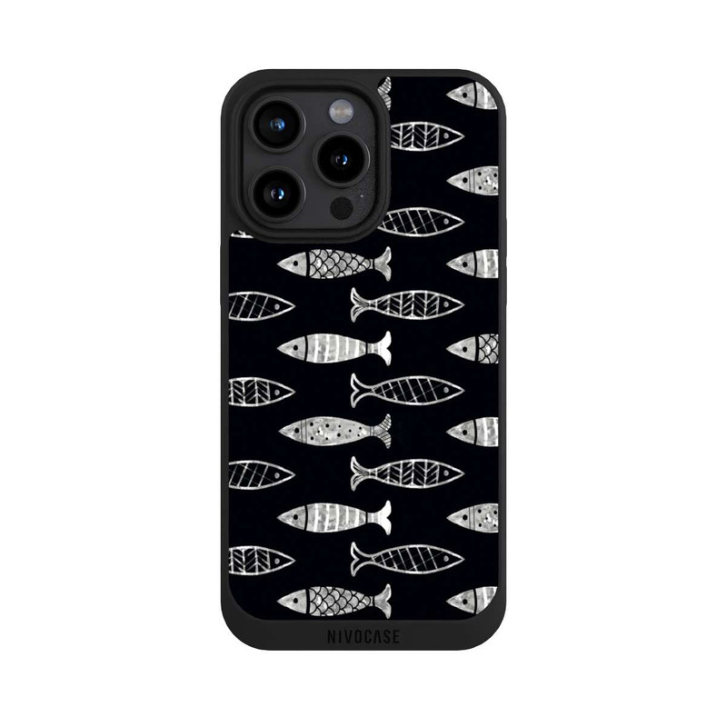 iPhone 15 Pro Max NIVOpure Black Fishy Theme