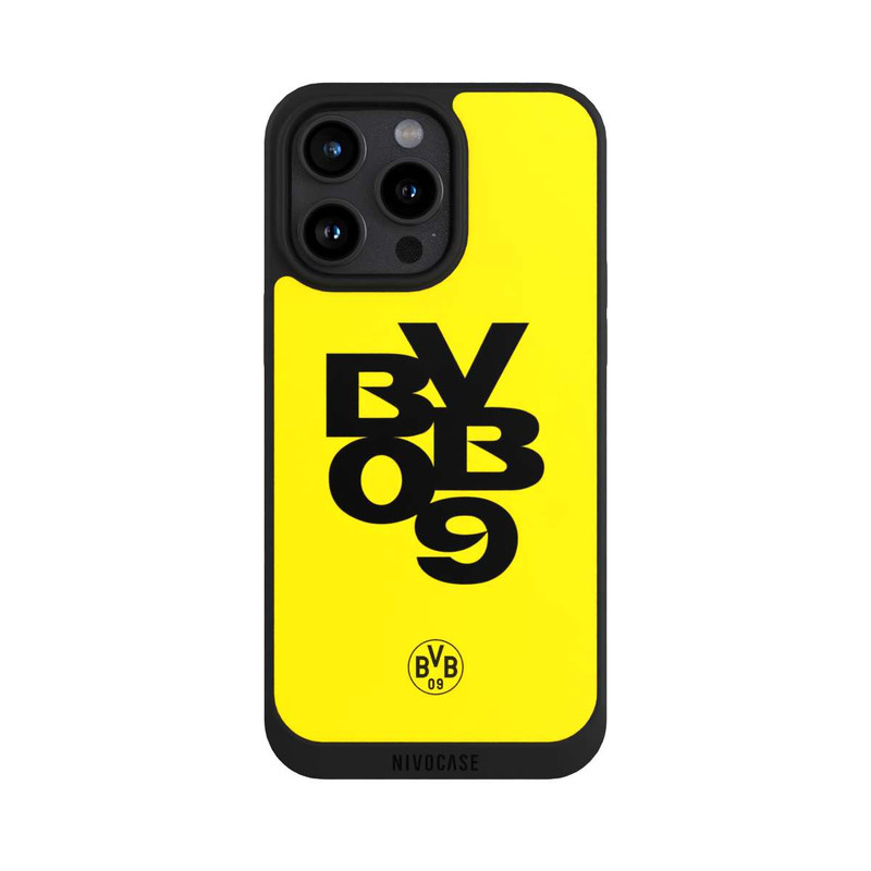 iPhone 15 Pro Max NIVOpure BVB09 Schwarz Gelb