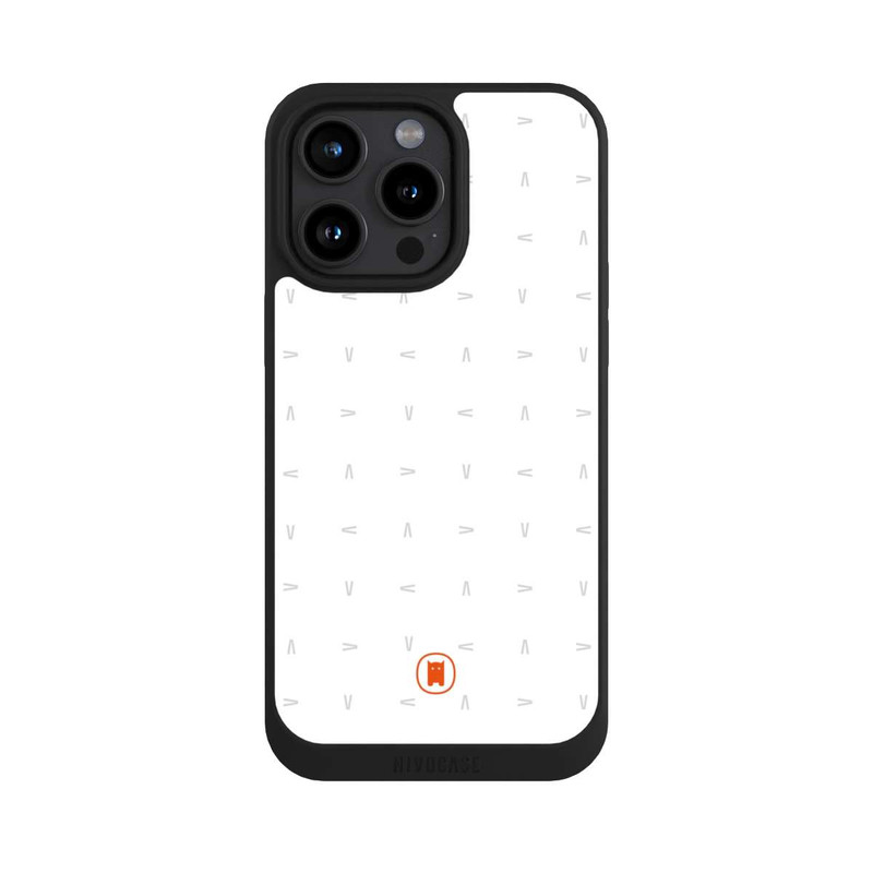 iPhone 15 Pro Max NIVOpure Nivocase Pattern White Grey