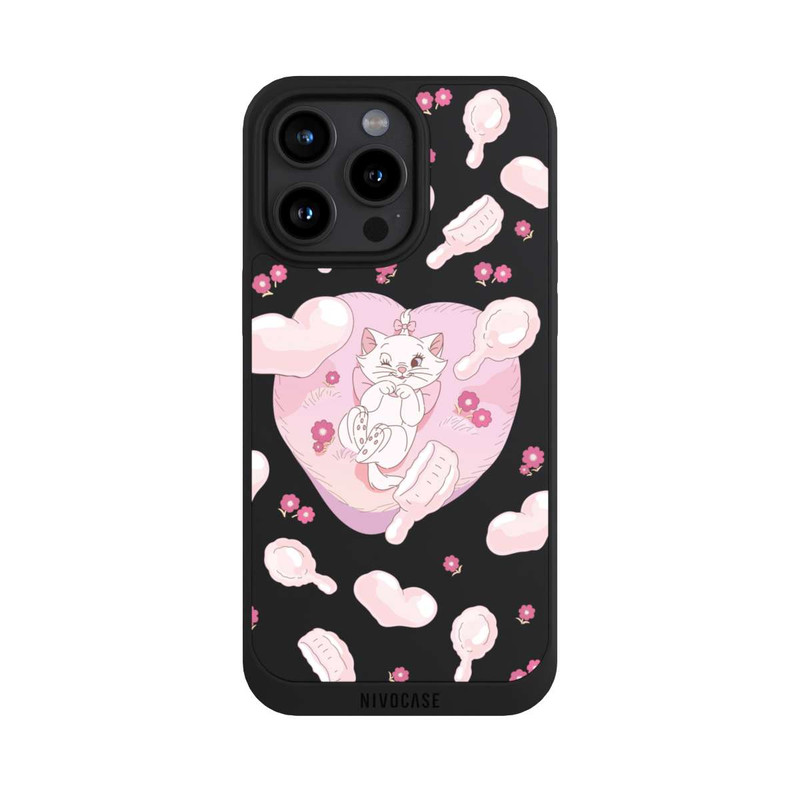 iPhone 15 Pro Max NIVOpure Aristocats Marie Herzen Pink Transparent