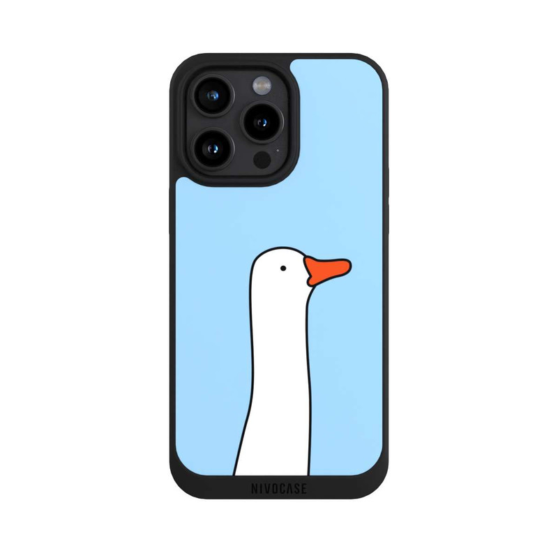 iPhone 15 Pro Max NIVOpure Trendy Duck Profile Blue