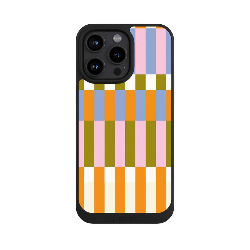 iPhone 15 Pro Max NIVOpure Buntes Karomuster