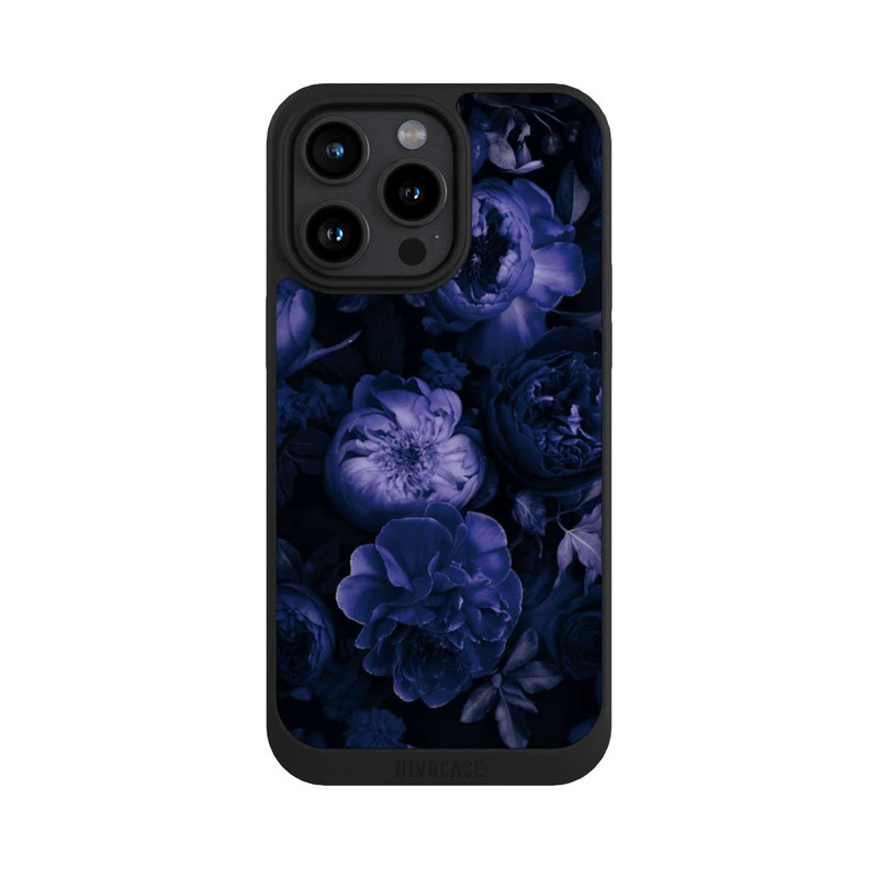 iPhone 15 Pro Max NIVOpure Victorian Grandeur Large Flowers Purple Mit KI