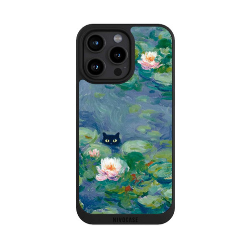 Apple iPhone 15 Pro Max NIVOpure Katze im Teich Gemälde