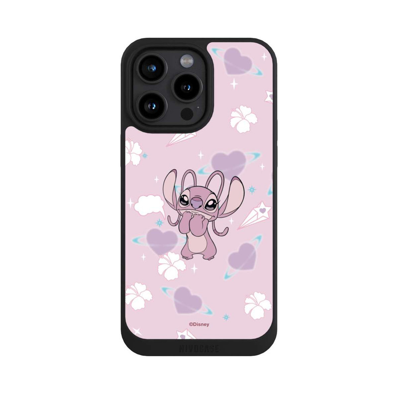 iPhone 15 Pro Max NIVOpure Disney Classics Lilo & Stitch Angel Cute Pink