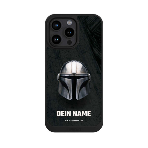 Apple iPhone 15 Pro Max NIVOpure Star Wars Mandalorian Black Helmet personnalisable