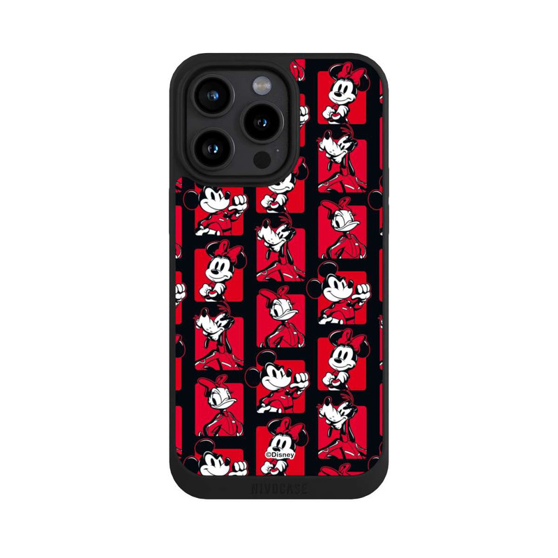 iPhone 15 Pro Max NIVOpure Mickey Mouse Rally Pattern Red