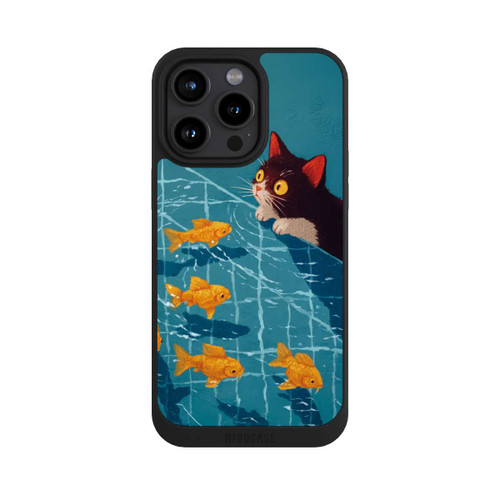 Apple iPhone 15 Pro Max NIVOpure Die Katze im Pool mit KI
