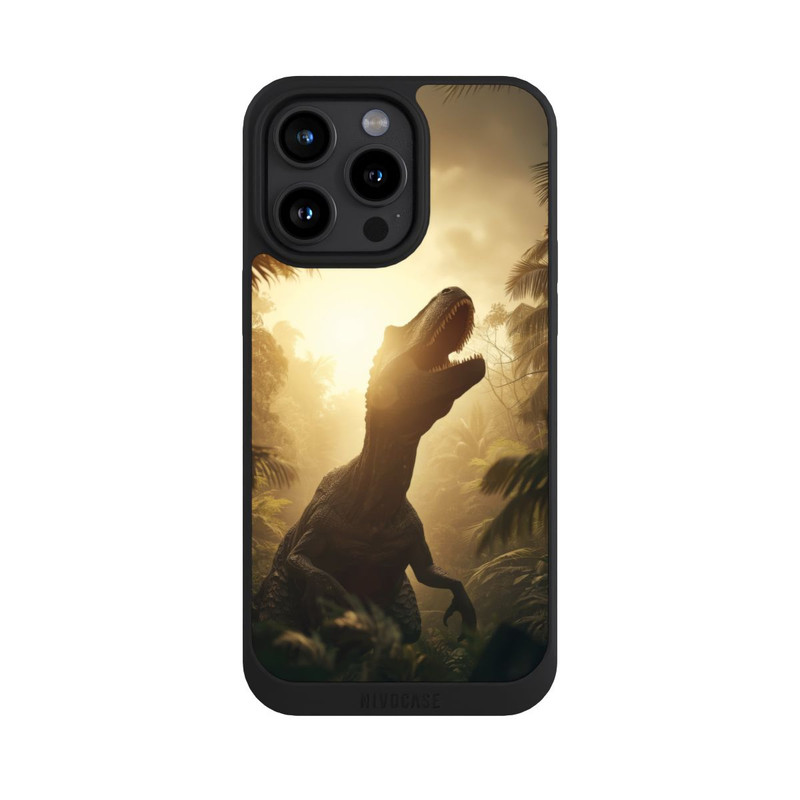 iPhone 15 Pro Max NIVOpure Dinosaur in the jungle with AI