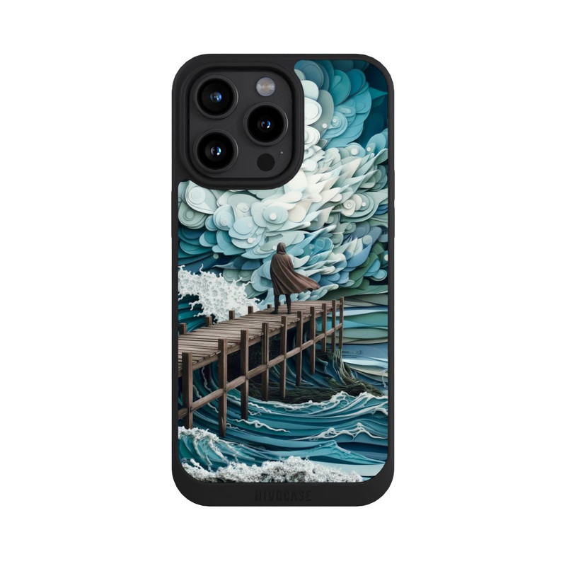 iPhone 15 Pro Max NIVOpure Stürmische See mit KI