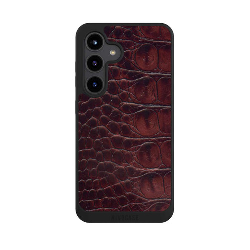 Samsung Galaxy S24 NIVOpure Cuir de Crocodile