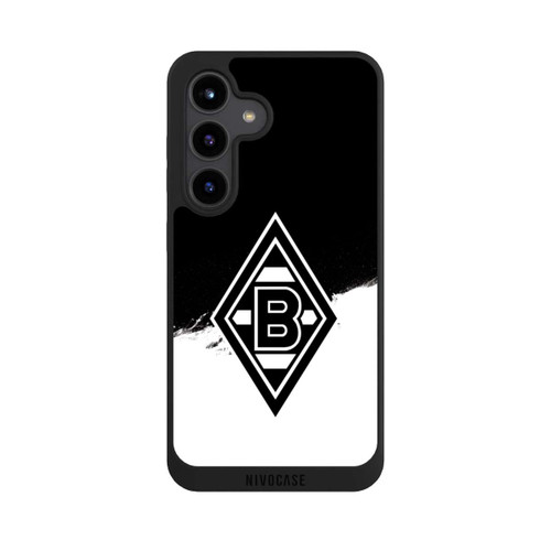 Samsung Galaxy S24 NIVOpure Borussia Scratch Schwarz-Weiss