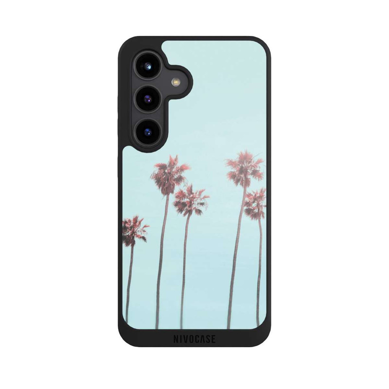 Galaxy S24 NIVOpure Pink Light Paradise Beach Palm