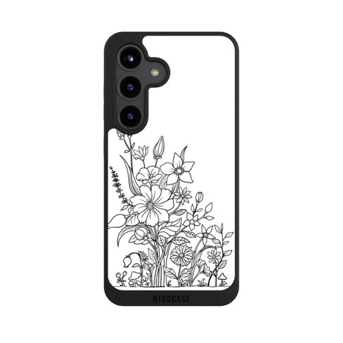 Samsung Galaxy S24 NIVOpure Flowers Line Art
