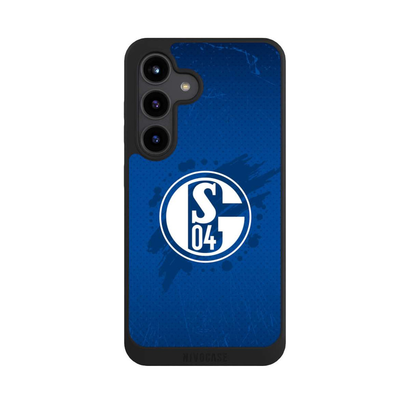 Galaxy S24 NIVOpure Schalke 04 Farbe Fleck Blau