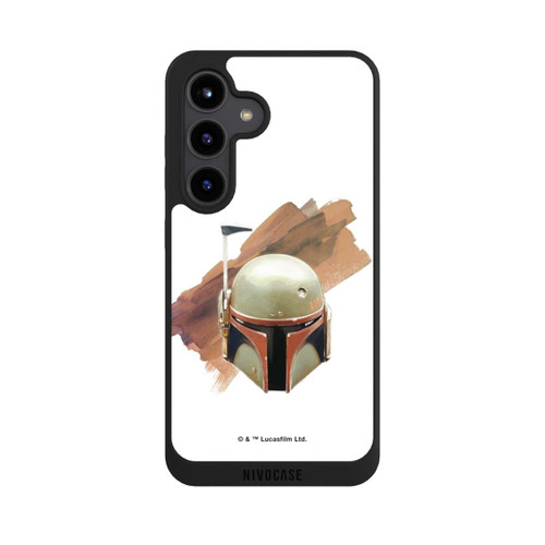 Samsung Galaxy S24 NIVOpure Boba Fett Helm Weiß