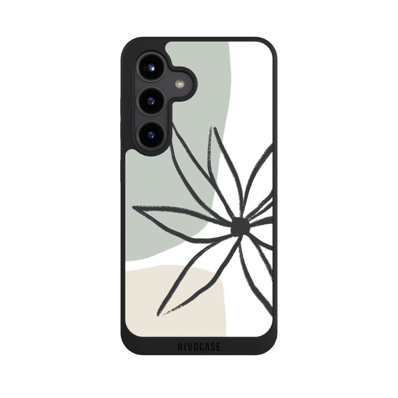 Galaxy S24 NIVOpure Fleur Menthe & Crème