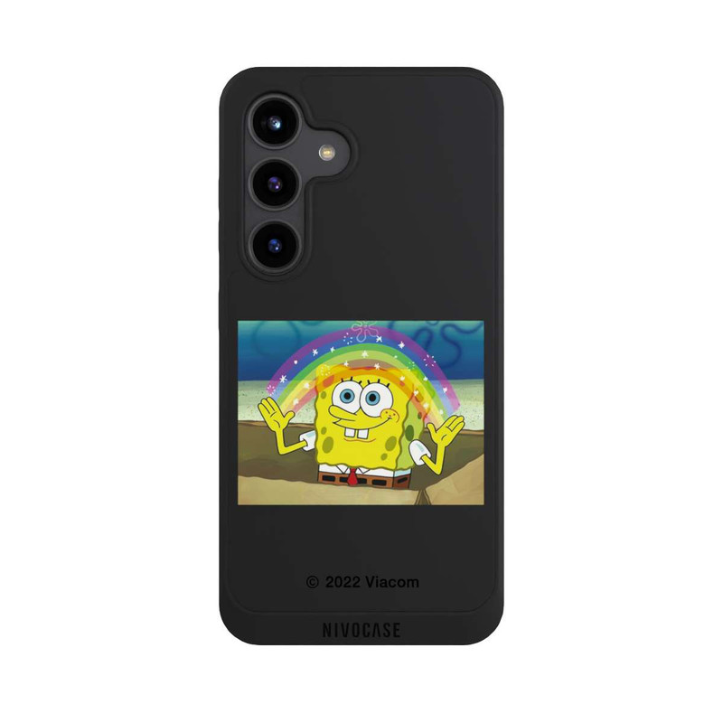 Galaxy S24 NIVOpure Spongebob - Rainbow Meme transparent