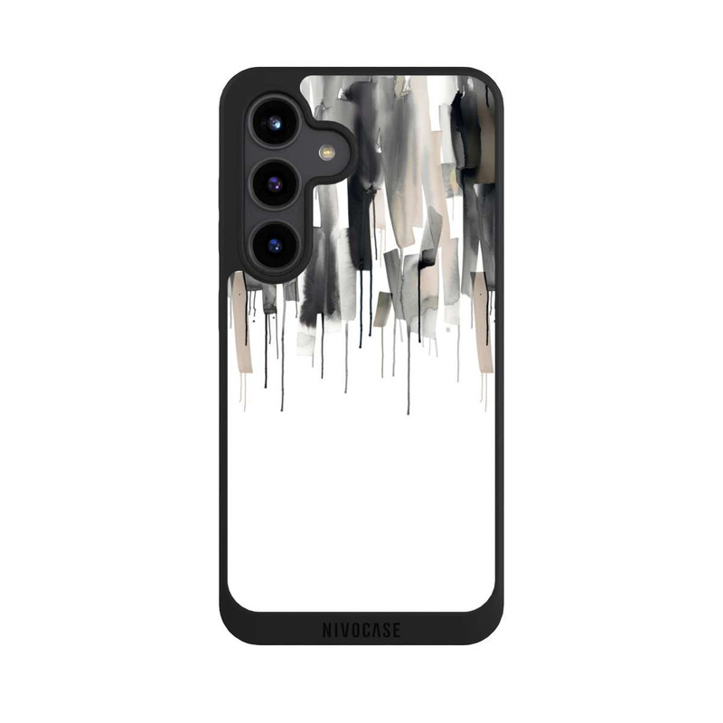 Galaxy S24 NIVOpure Watery Stripes Japandi Black