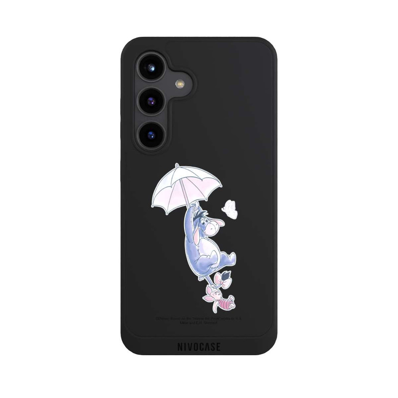 Galaxy S24 NIVOpure Winnie Pooh Eeyeore Find Happiness Transparent
