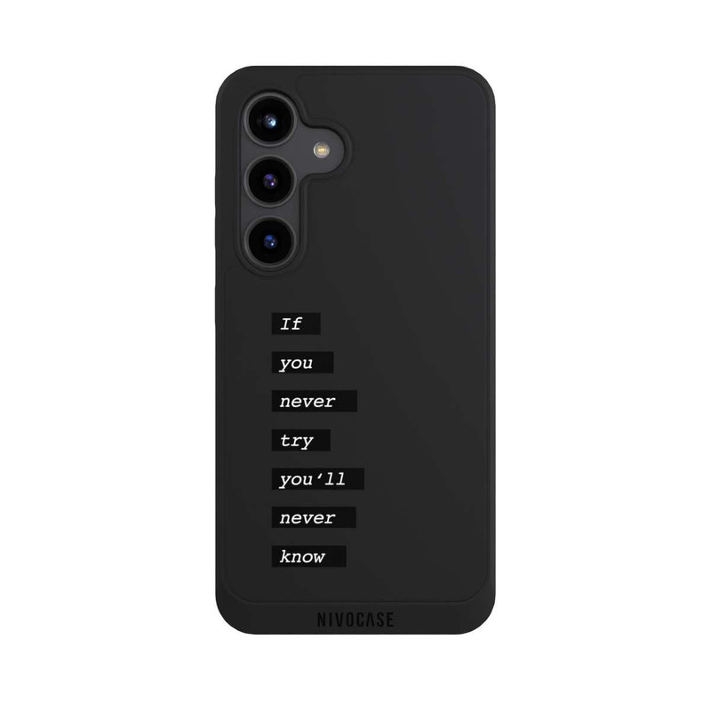 Galaxy S24 NIVOpure If You Try Black Transparent