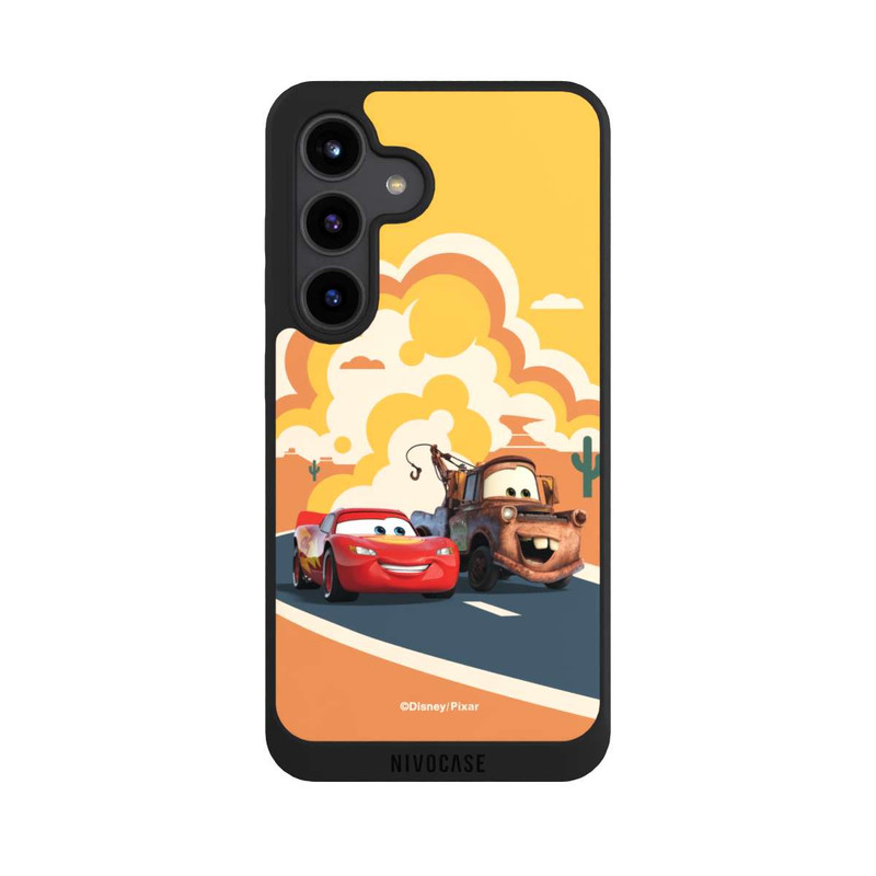 Galaxy S24 NIVOpure Disney Cars Lightning McQueen Und Hook on the Road