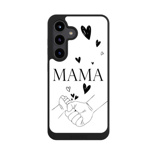 Samsung Galaxy S24 NIVOpure Muttertag Line Art Hände Schwarz Weiß