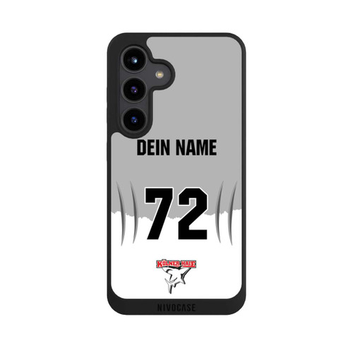 Samsung Galaxy S24 NIVOpure Kölner Haie Trikotmotiv Personalisierbar