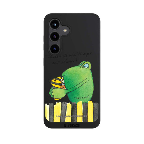 Samsung Galaxy S24 NIVOpure Frosch Küssen ist wie Fliegen Transparent