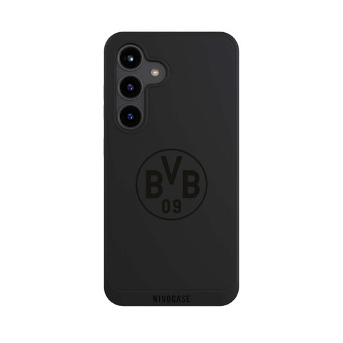Samsung Galaxy S24 NIVOpure BVB Logo Schwarz Transparent
