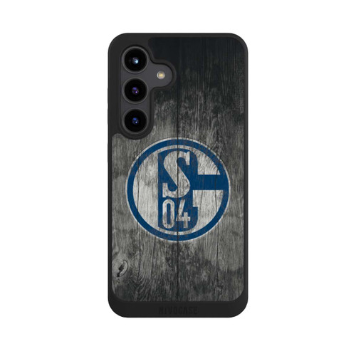 Samsung Galaxy S24 NIVOpure Schalke 04 Holz Look