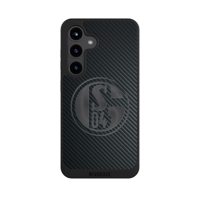 Galaxy S24 NIVOpure Schalke 04 Carbon Look