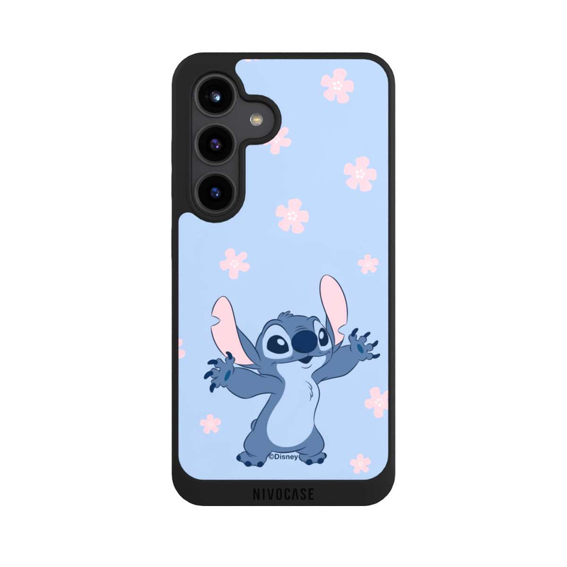 Galaxy S24 NIVOpure Stitch Pastel Flowers Blue