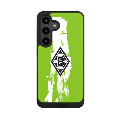 Samsung Galaxy S24 NIVOpure Borussia Logo Grün Weiß