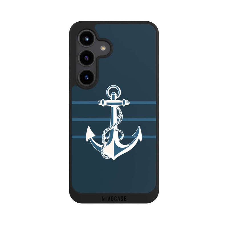 Galaxy S24 NIVOpure Anchor Line Blue with AI