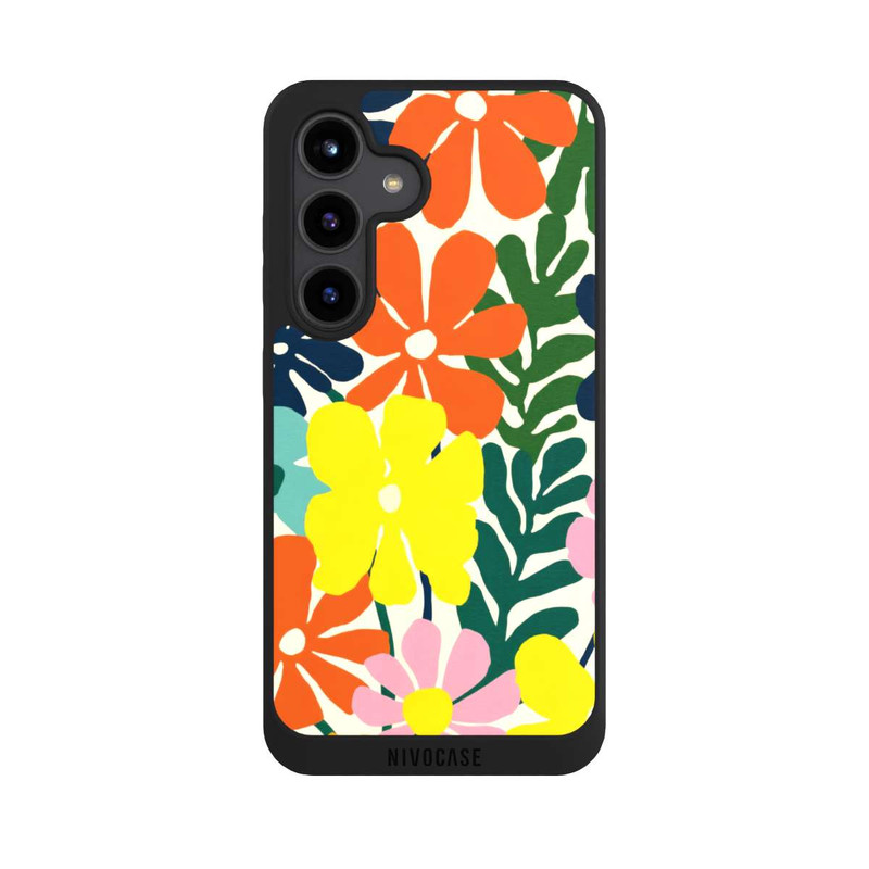 Galaxy S24 NIVOpure Flowers Colorful Illustration