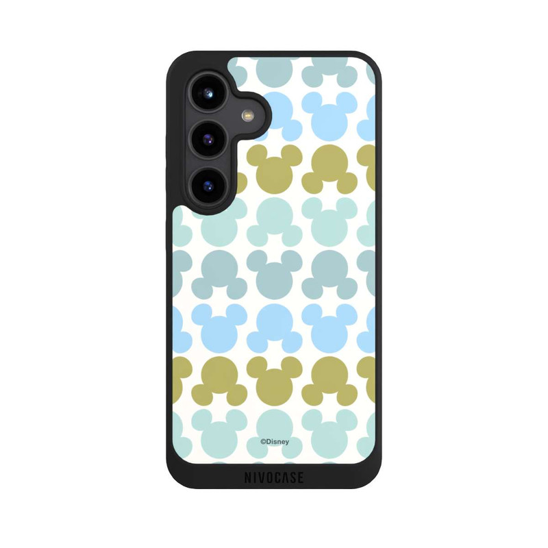 Galaxy S24 NIVOpure Disney Mickey Icon Pattern Green and Blue