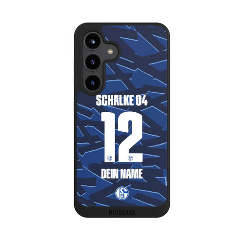 Samsung Galaxy S24 NIVOpure Schalke 04 Trikot Personalisierbar 25-26